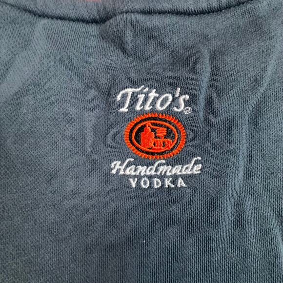 Tito’s Handmade Vodka Ugly Christmas Sweater Black Orange Small - Picture 5 of 7